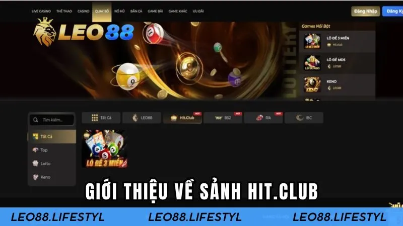 Giới thiệu vài nét về sảnh game Hit.club